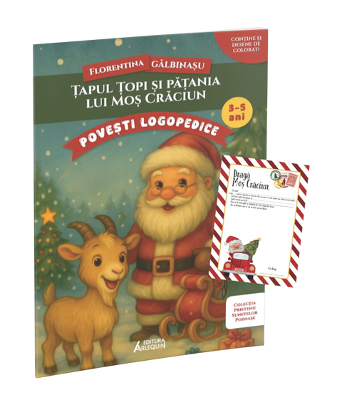 Țapul Țopi și pățania lui Moș Crăciun – poveste logopedică + Scrisoare pentru Moș Crăciun