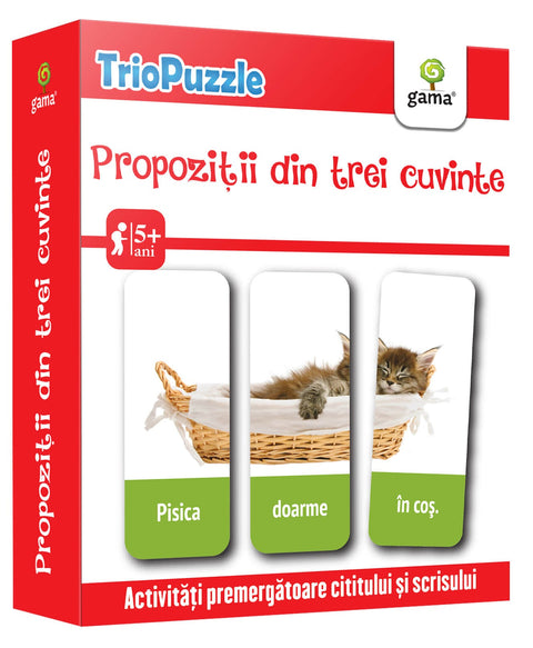 TrioPuzzle - Propozitii din trei cuvinte