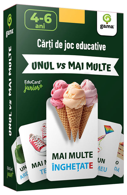 Unul vs Mai Multe. Carti de Joc Educative