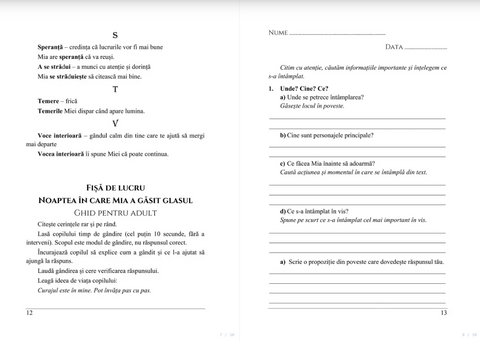 Vocea Miei - Citesc. Inteleg. Raspund cu curaj si empatie