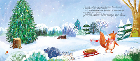 Bradul de Craciun si cei patru prieteni