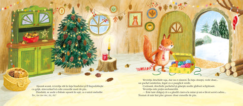 Bradul de Craciun si cei patru prieteni