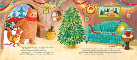 Bradul de Craciun si cei patru prieteni