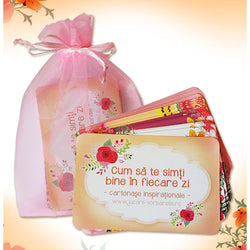Cum sa te simti bine in fiecare zi? Cartonase inspirationale
