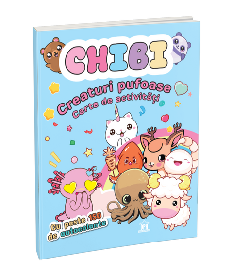 Chibi Creaturi pufoase. Carte de activitati