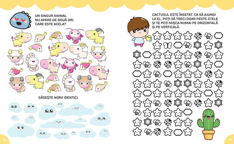 Chibi Creaturi pufoase. Carte de activitati