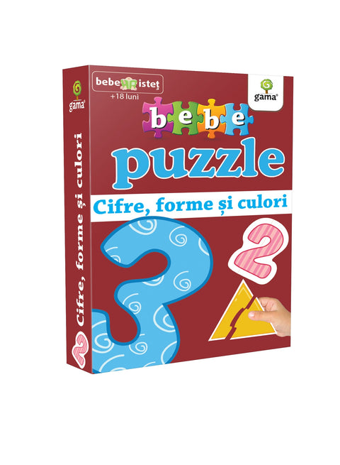 Bebe Puzzle - Cifre, forme si culori