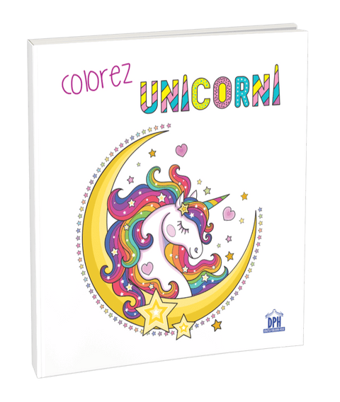 Colorez unicorni - carte de colorat