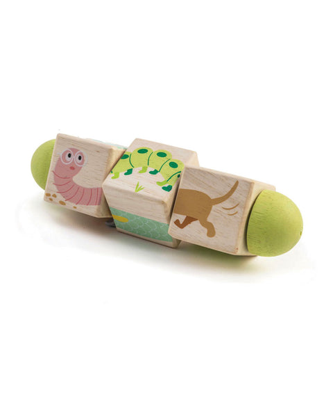 Cuburi rotative cu animale - Tender Leaf Toys