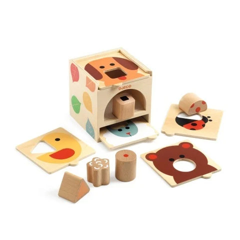 Cutie sortatoare Basic Box. Djeco