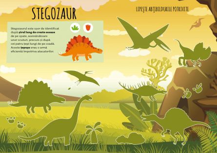 Dinozaurii - abtibilduri si activitati