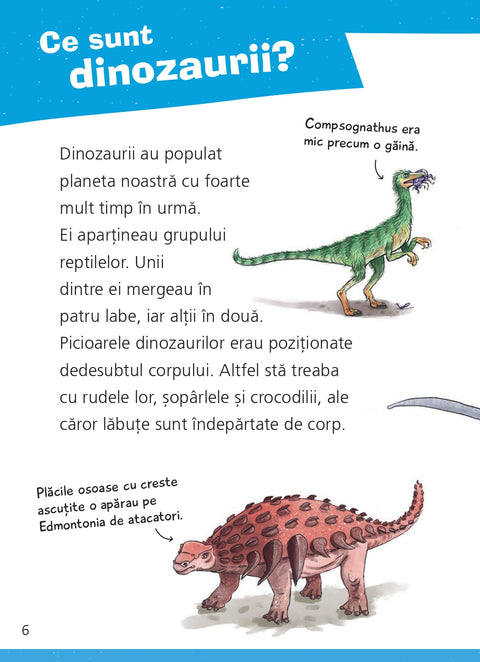 Primele lecturi. Dinozaurii - Colectia De ce? de ce? de ce?