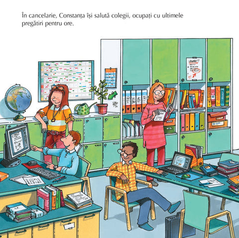 Prietena mea, invatatoarea. Chit Chit citeste