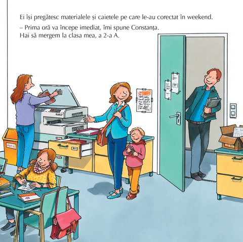 Prietena mea, invatatoarea. Chit Chit citeste