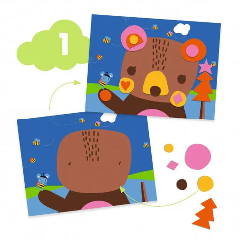 Joc creativ 6 activitati. Djeco