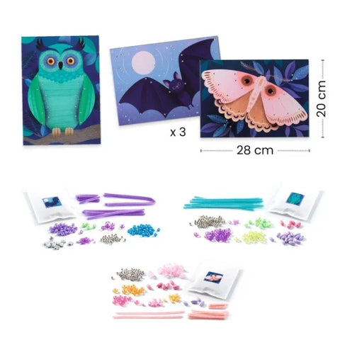 Joc creativ margele Luminează noaptea. Djeco