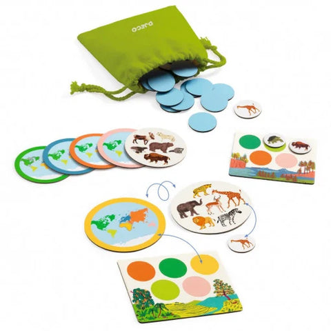 Joc educativ Loto Animo Mondo. Djeco