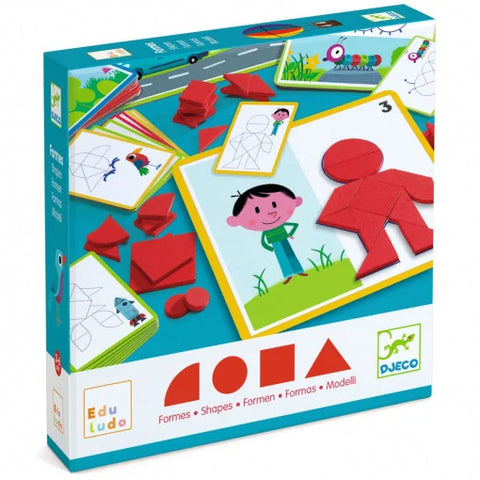 Joc Eduludo Forme geometrice. Djeco