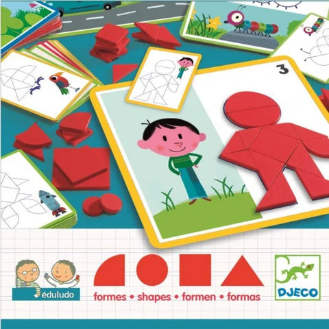 Joc Eduludo Forme geometrice. Djeco