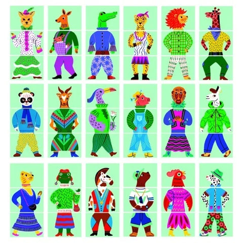 Joc Eduludo Mix & Match Modanimo. Djeco