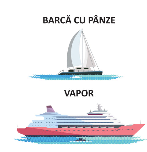 Mijloace de transport - carte pliata. 0 - 2 ani