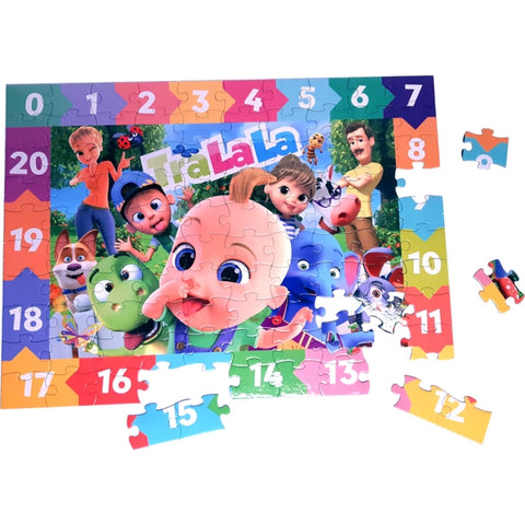 Numerele. Puzzle Educativ TraLaLa