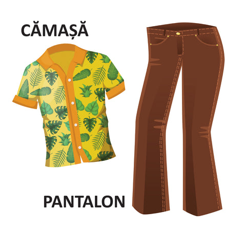 Obiecte de imbracaminte - carte pliata. 0 - 2 ani