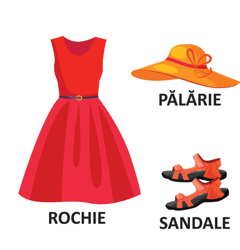 Obiecte de imbracaminte - carte pliata. 0 - 2 ani