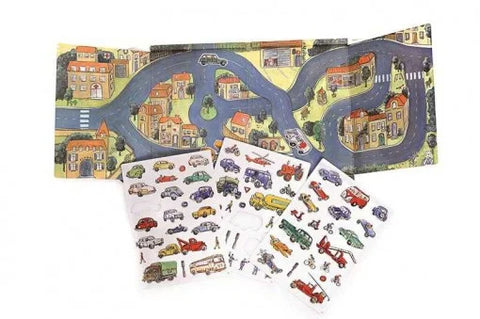 Orasul cu masini, set magnetic. Egmont Toys