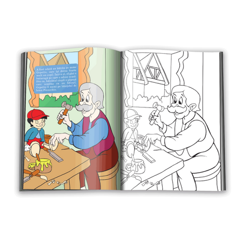 Pinocchio &amp; Jack si vrejul de fasole/ Colorez povesti