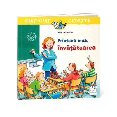 Prietena mea, invatatoarea. Chit Chit citeste