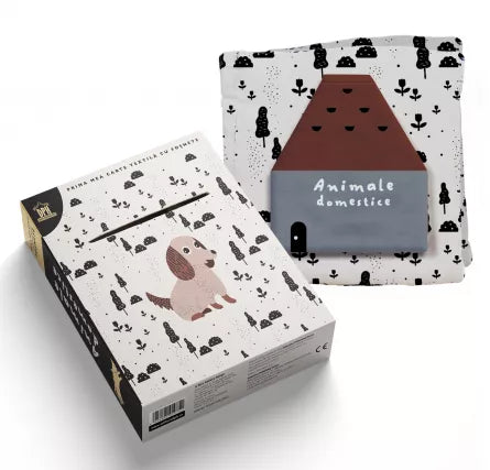 Prima mea carte textila cu fosnete – Animale domestice