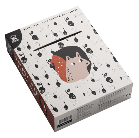 Prima mea carte textila cu fosnete – Animale din padure