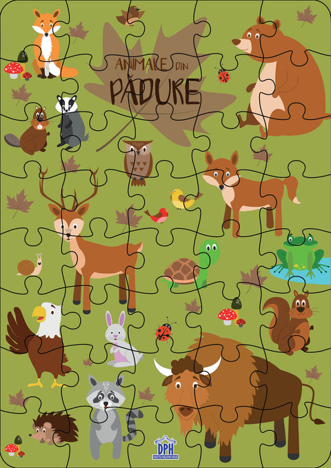 ANIMALE DIN PADURE – Puzzle