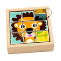 Puzzle din cuburi Tournanimo. Djeco