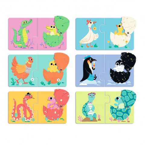 Puzzle duo Puiul din ou. Djeco
