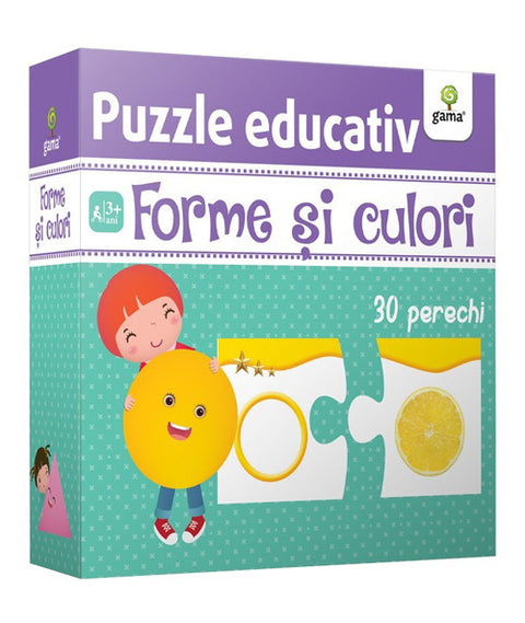 Puzzle educativ - Forme si culori