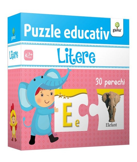 Puzzle educativ - Litere