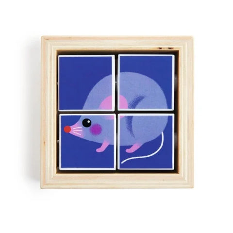 Puzzle forme rotative Tournibist. Djeco