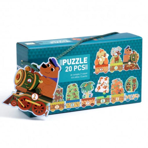 Puzzle Invat sa numar. Djeco