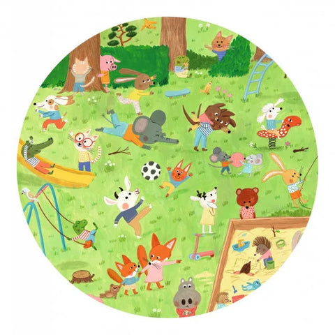 Puzzle observatie Gradina micilor prieteni. Djeco