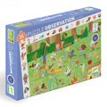 Puzzle observatie Gradina micilor prieteni. Djeco