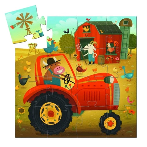 Puzzle Tractor. Djeco