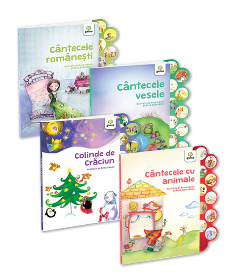 Colectia Cantecele Copilariei - Carti cu sunete