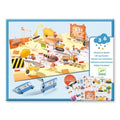Set creativ de stickere reutilizabile Masini. Djeco