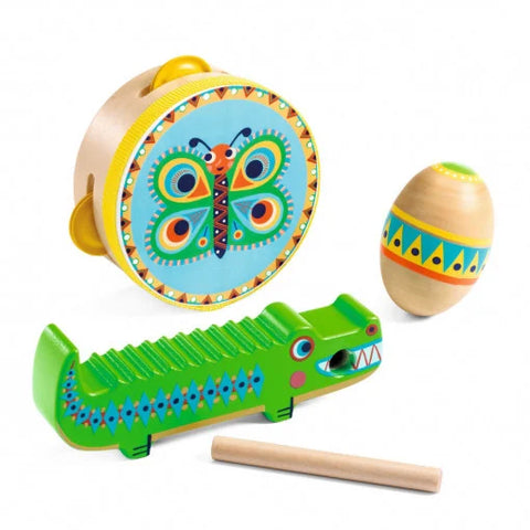 Set de intrumente muzicale de percutie. Djeco