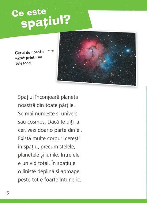 Primele lecturi. Spatiul cosmic- Colectia De ce? de ce? de ce?