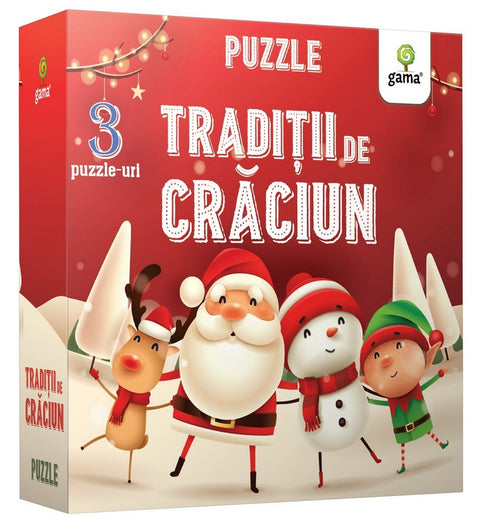 Traditii de Craciun - puzzle educativ