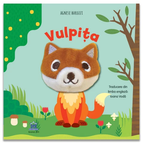 Vulpita - Carte cu marioneta pentru deget