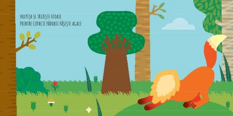 Vulpita - Carte cu marioneta pentru deget